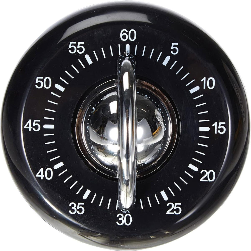 Judge Kitchen Classic Timer 60 Minute Wind Up Cooking Timer Black