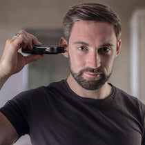 Wahl 3 In 1 Personal Trimmer Ear Nose Eyebrow Facial Hair Trimmer Rechargeable Washable Heads Black