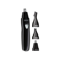 Wahl 3 In 1 Personal Trimmer Ear Nose Eyebrow Facial Hair Trimmer Rechargeable Washable Heads Black