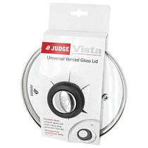 Judge Vista Glass Lid 28cm Spare Saucepan Lid Replacement Glass Lid For 12cm Pans Transparent