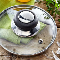 Judge Vista Glass Lid 28cm Spare Saucepan Lid Replacement Glass Lid For 12cm Pans Transparent