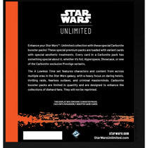 Star Wars Unlimited A Lawless Time Carbonite Booster Pack Premium Variant Cards Including Hyperspace Foil Showcase Exclusive Prestige Cards
