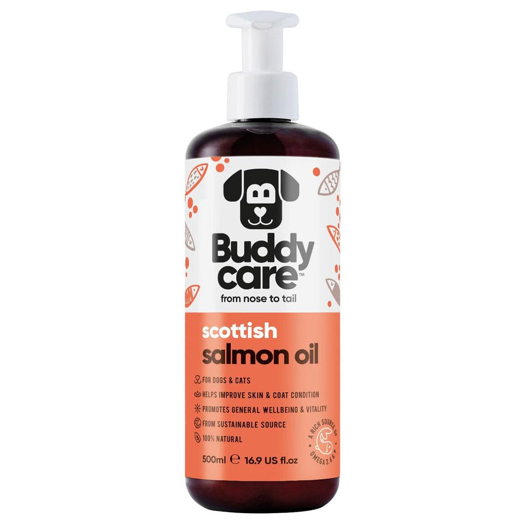 Buddycare Scottish Salmon Oil For Dogs And Cats 500ml
