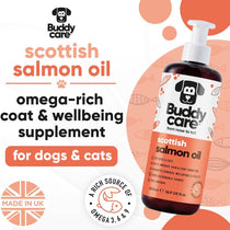 Buddycare Scottish Salmon Oil For Dogs And Cats 500ml
