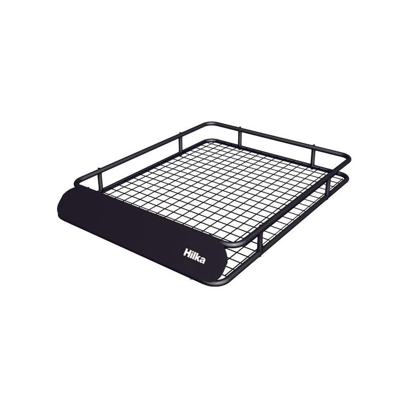 Hilka Tools Cargo Roof Tray With Wind Deflector Carries Up To 65kg Black