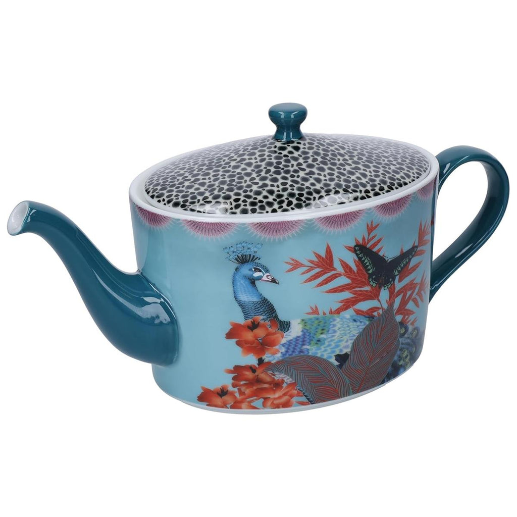 Mikasa x Sarah Arnett Porcelain Teapot 1100ml Blue
