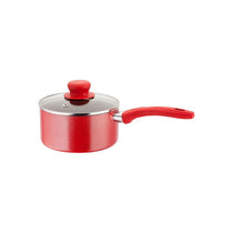 Judge Radiant Non-Stick Saucepan 18cm/1.6 Litre Aluminium Stainless Steel Red