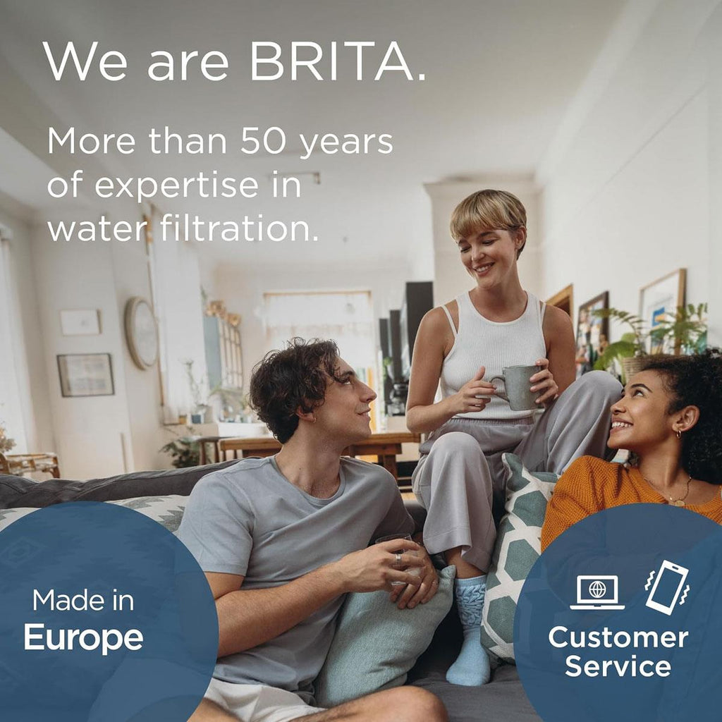 Brita Style Essential Water Filter Jug 2.4 Litre With 1 Cartridge Sand
