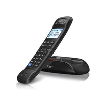 iDECT Loop Lite Plus Single Call Blocker DECT Cordless Phone Built-In 25 Minute Answering Machine Caller ID Black