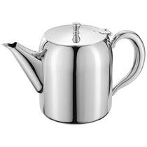 Judge Traditional Stainless Steel Teapot 1.2 Litre 6 Cup Tall Design With Non-Drip Spout Hinged Lid Dishwasher Safe Silver