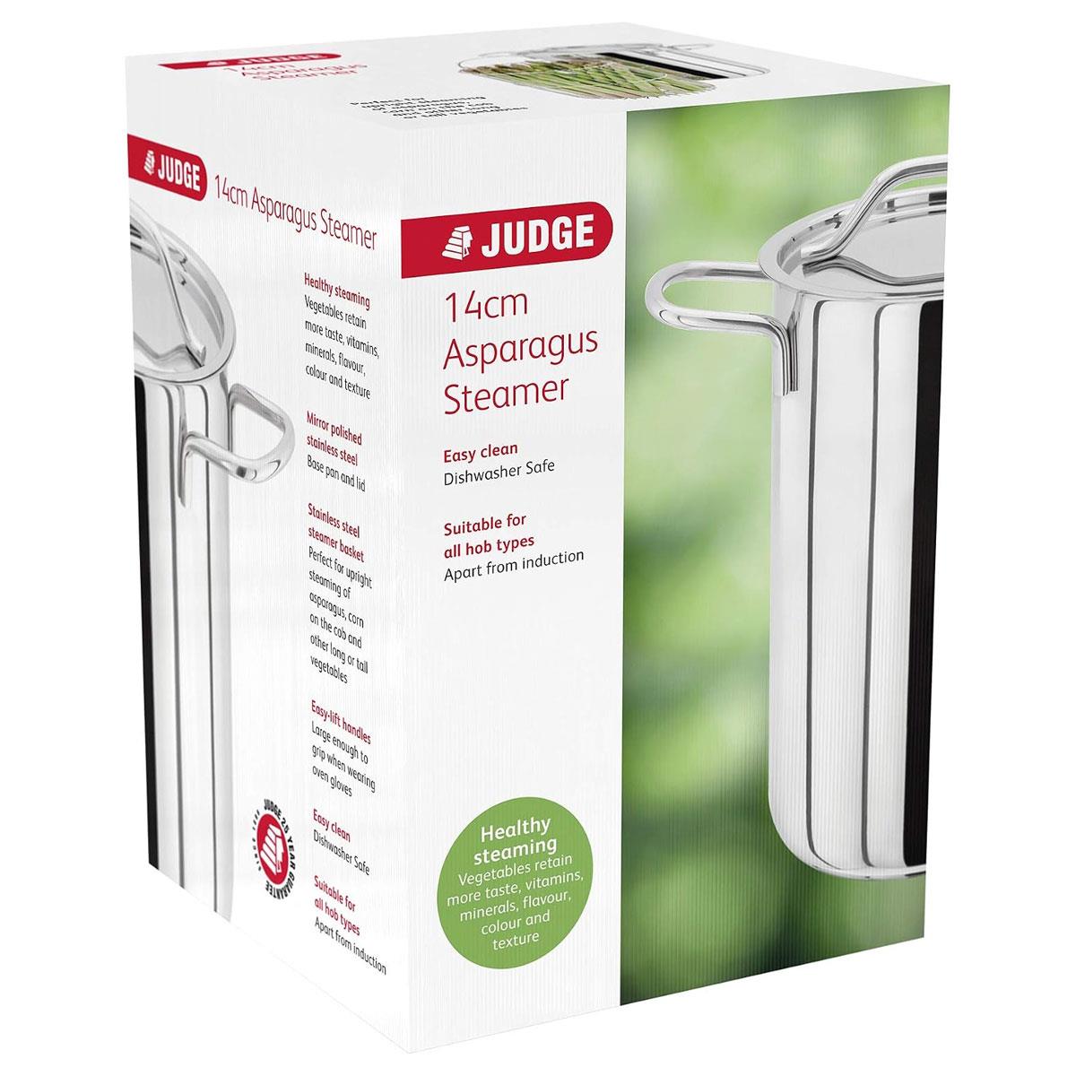Judge 14cm Asparagus Steamer Stainless Steel Silver