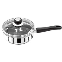 Judge Vista 4 Cup Egg Poacher 20cm Non-Stick Stainless Steel Frying Pan Vented Glass Lid Stay-Cool Handle Silver