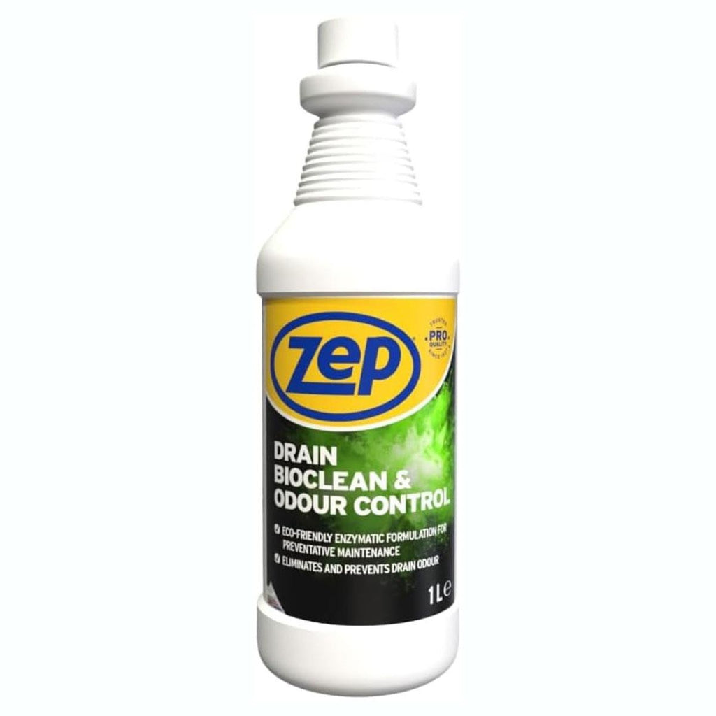 Zep Drain Bioclean And Odour Control Enzyme Drain Cleaner Sink Cleaner 1 Litre
