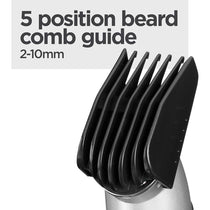 BaByliss Lithium Power 11-In-1 Multi-Trimmer Beard Trimmer Nose Hair Trimmer Cordless Grooming Kit Black/Grey
