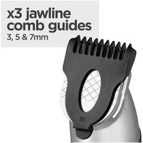 BaByliss Lithium Power 11-In-1 Multi-Trimmer Beard Trimmer Nose Hair Trimmer Cordless Grooming Kit Black/Grey