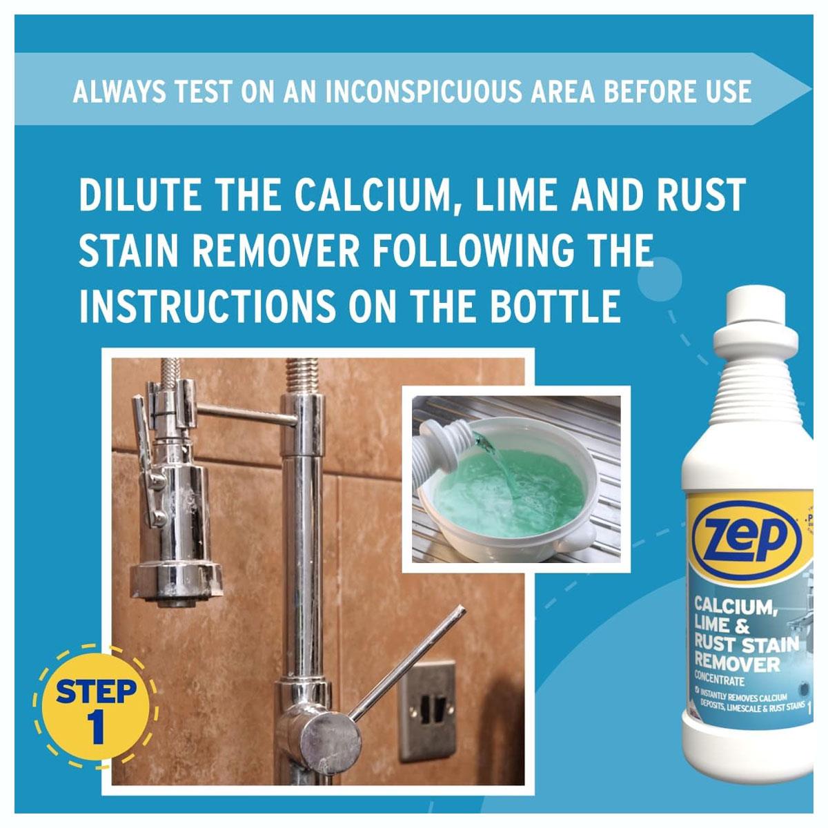 Zep Calcium Lime Rust Cleaner 1 Litres
