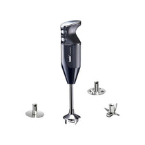 Bamix Prime Hand Held Stick Blender Food Processsor Multi-Purpose Stainless Steel Blades 2 Speeds 250W Black