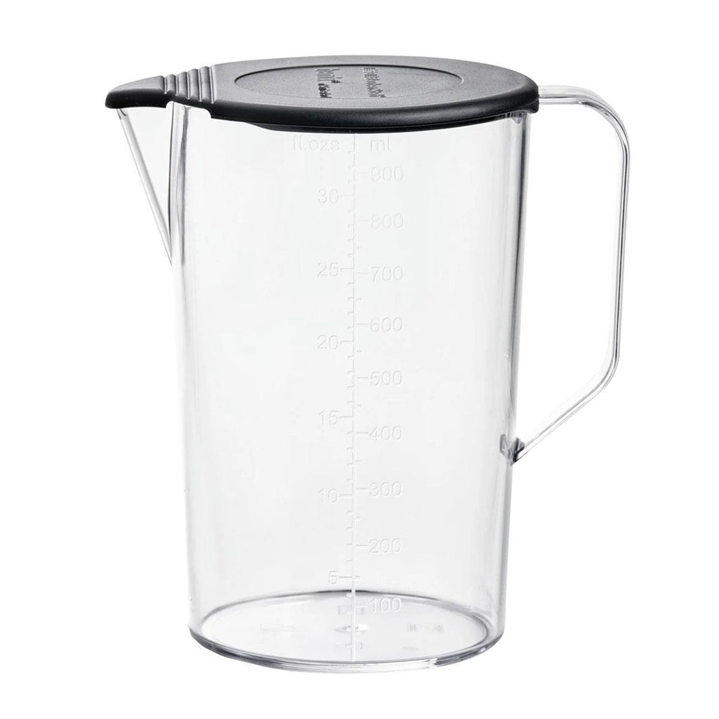Bamix Superbox Hand Held Stick Blender Food Processsor Multi-Purpose 2 Speeds 5 Stainless Steel Blades Processor Powder Disc 1000ml Jug With Lid SliceSy And Stand 200W White