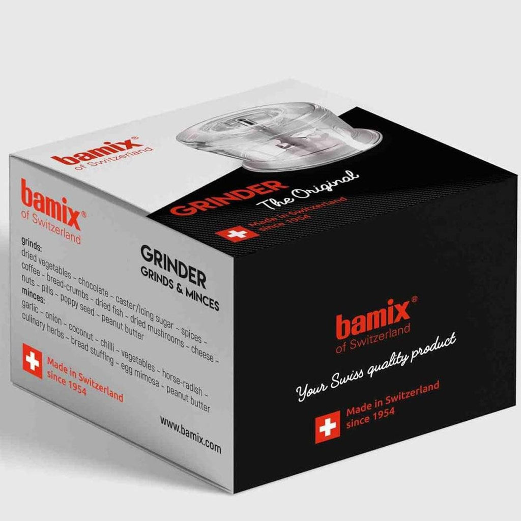Bamix Grinder/Dry Chopper Stainless Steel Double Blade Dry Ingredient Attachment For 250W Blenders Clear/Transparent