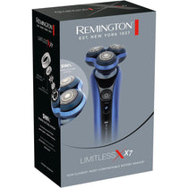 Remington Limitless X5 Men's Rotary Shaver With SYNX Hybrid Cutting System Wet And Dry USB Rechargeable Navy