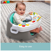 Infantino Music And Lights 3 in 1 Discovery Seat And Booster Baby Chair with Snack Tray and Activity Toys Multicolour