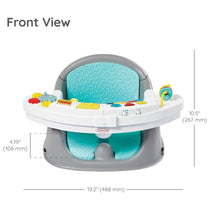 Infantino Music And Lights 3 in 1 Discovery Seat And Booster Baby Chair with Snack Tray and Activity Toys Multicolour