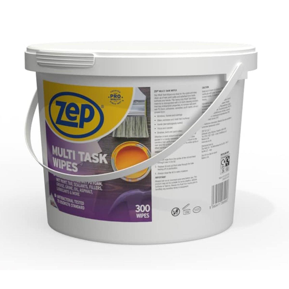 Zep Multi-Task Wipes 300 Pack