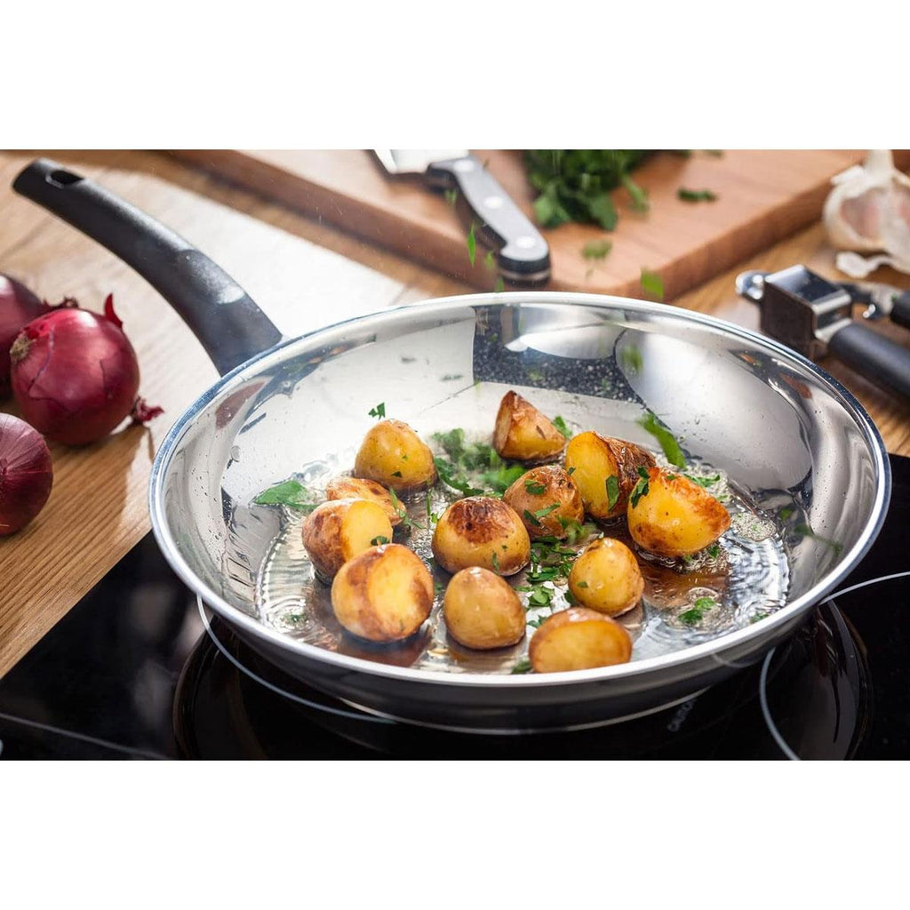 Judge Essentials Saute Pan 24cm Stainless Steel Large Silver