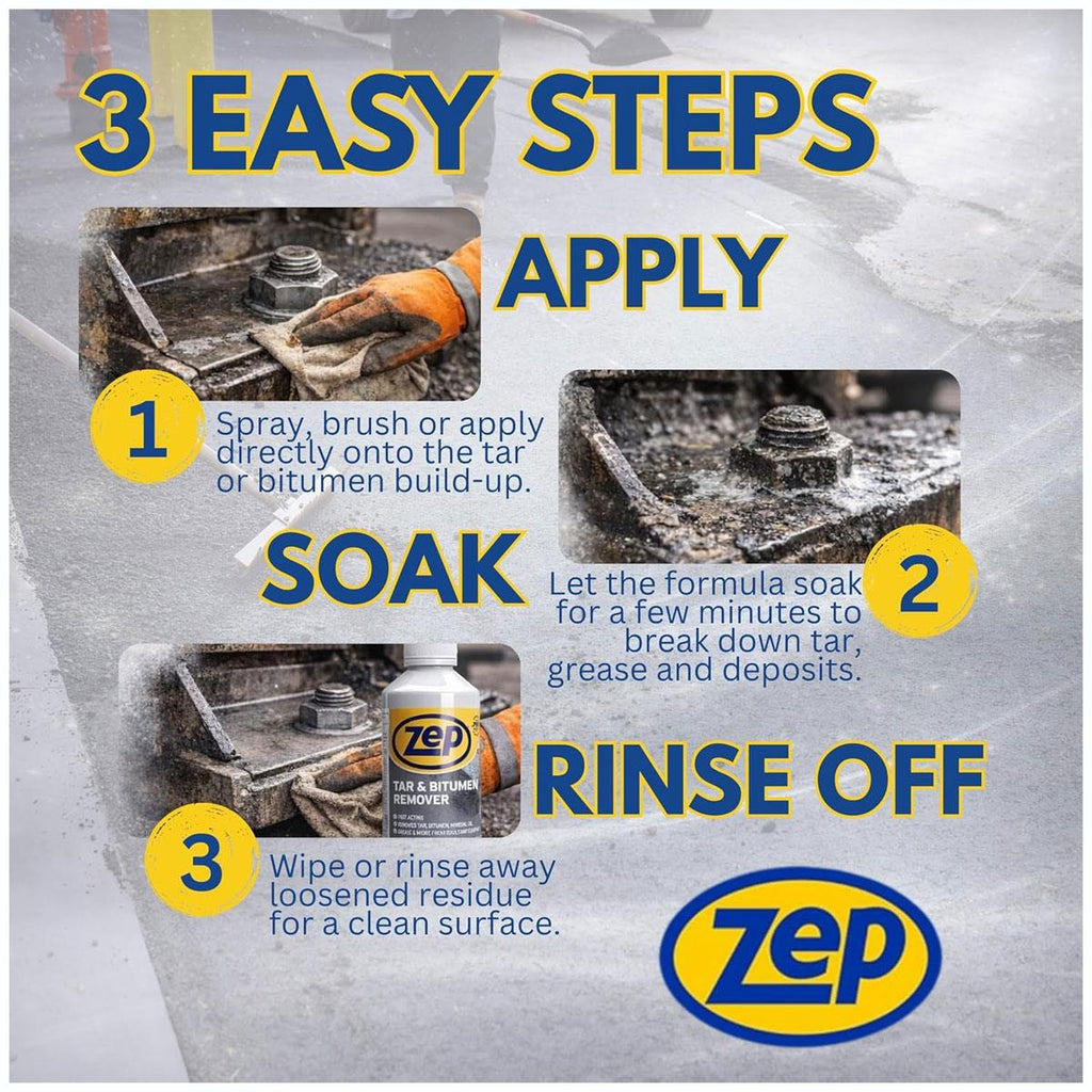 Zep Tar And Bitumen Remover 1 Litre