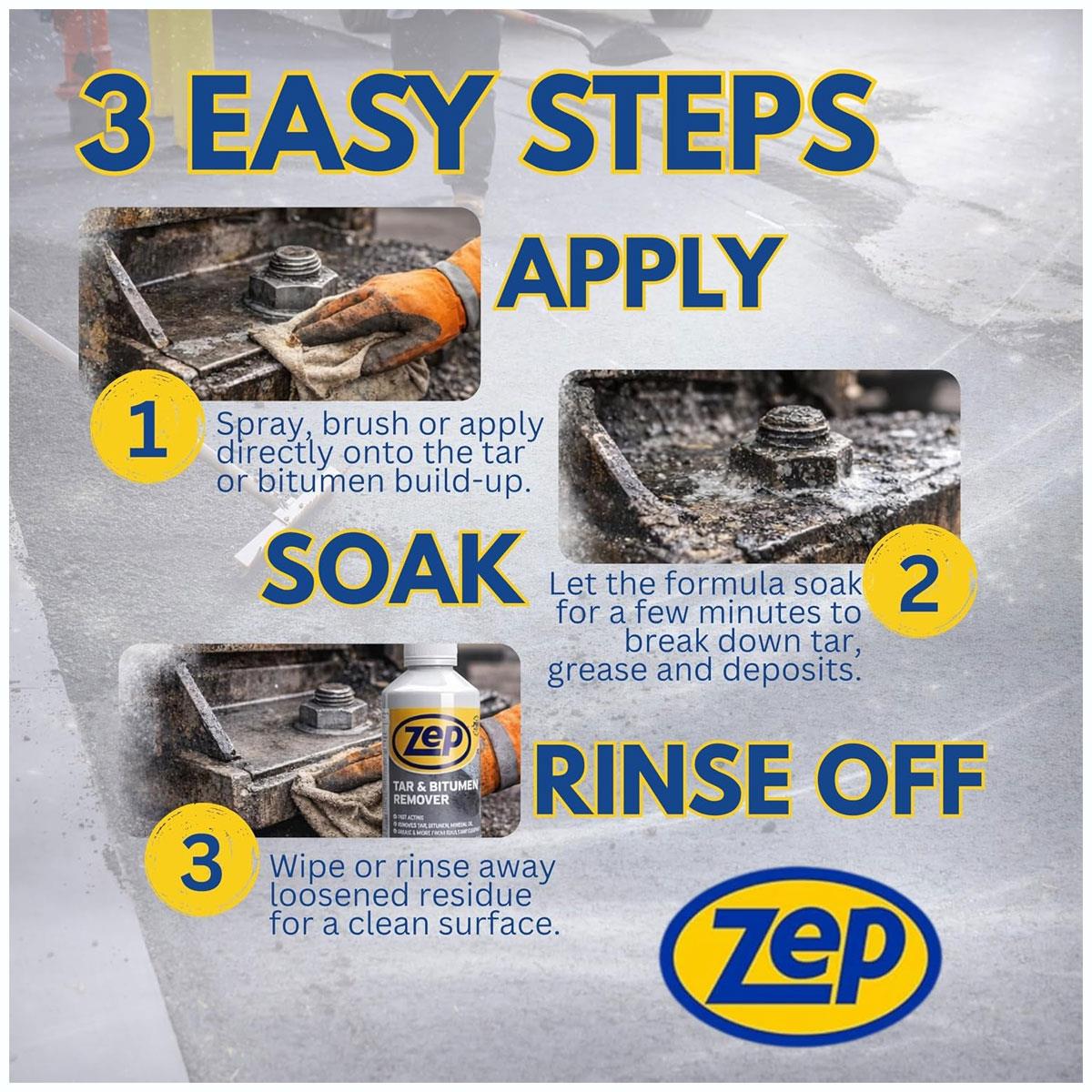 Zep Tar And Bitumen Remover 1 Litre
