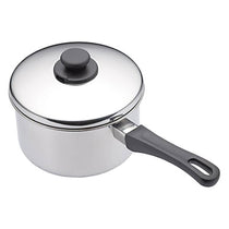 KitchenCraft Extra-Deep Medium Induction Saucepan 16cm Stainless Steel Silver