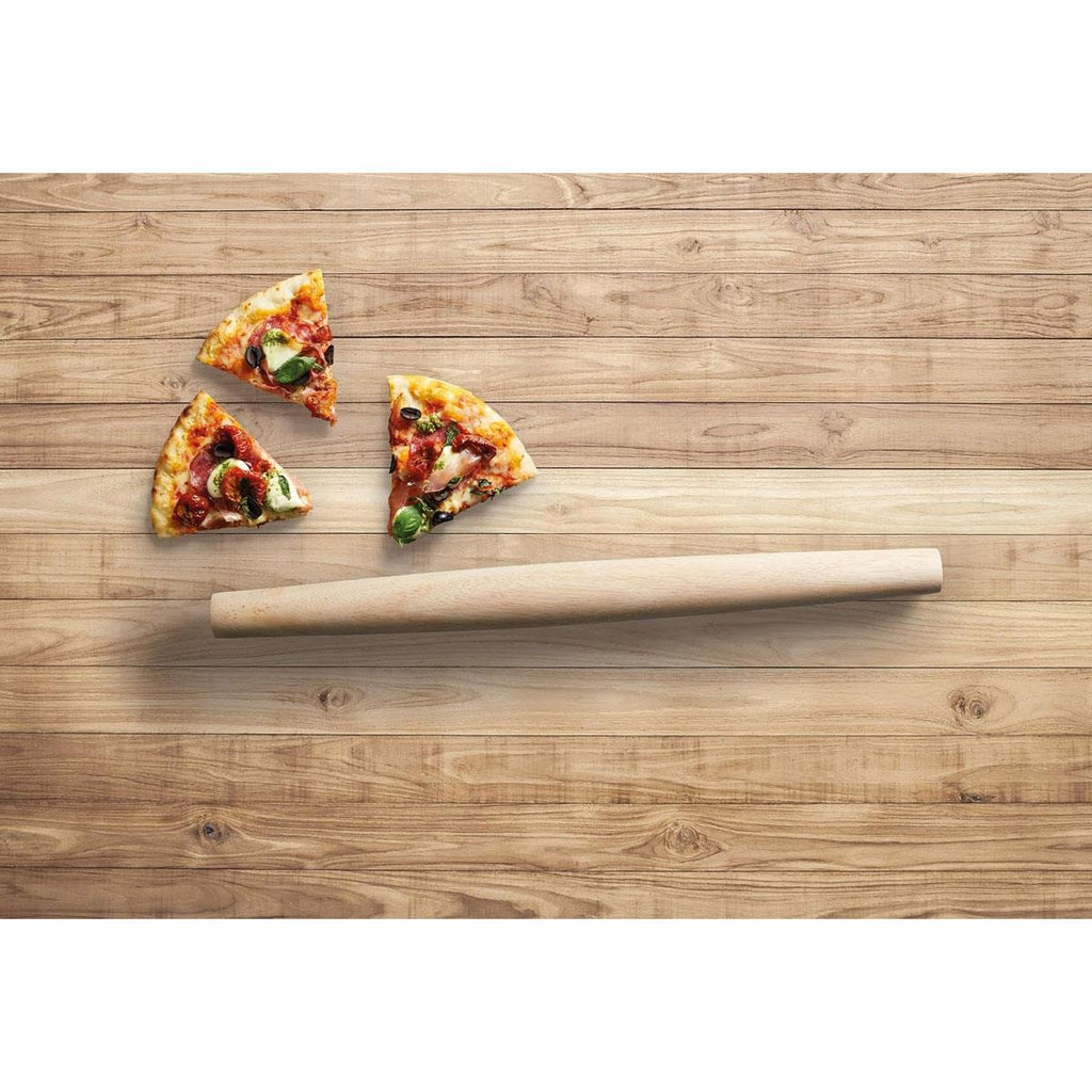 KitchenCraft World of Flavours Italian Wooden Rolling Pin Wood
