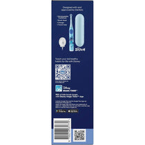 Oral-B iO Kids Disney Stitch Electric Toothbrush 1 Toothbrush Head 1 Travel Case 3 Modes With Kid-Friendly Sensitive Mode Ages 6+ Light Blue