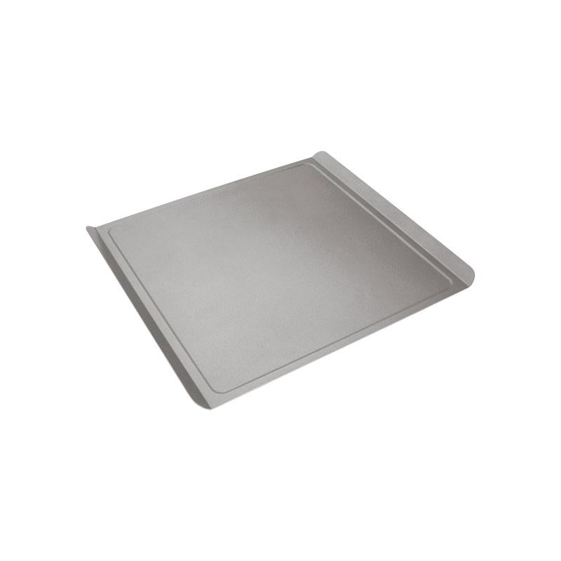 Judge Square Flat Baking Sheet With Raised Edges Non-Stick Carbon Steel Large 33 x 33cm Grey