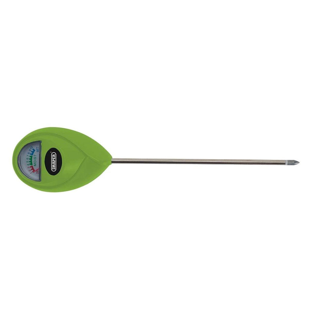 Draper Soil Moisture Reader And PH Tester For Garden Lawn Indoor And Outdoor Plants No Batteries Needed Green