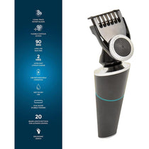 Lloytron Paul Anthony Lithium Pro 3 USB Wet & Dry Rotary Shaver With Beard Trimmer Black