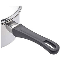KitchenCraft Stainless Steel Extra Deep Saucepan 12cm With Lid And Heat-Resistant Handle Silver