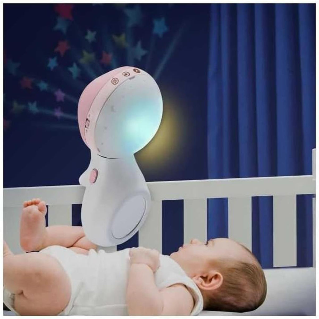 Infantino 3-In-1 Baby Musical Mobile Projector Night Light Pink