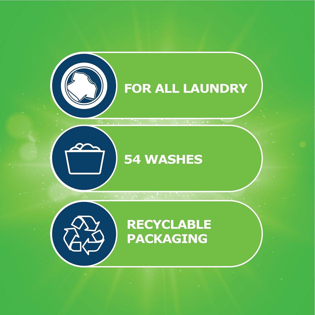 Dr. Beckmann Quick Wash Non Bio Laundry Detergent Works In 15 Mins (54 Washes) 1620ml