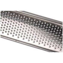 School of Wok Fine Grater Stainless Steel For Garlic And Ginger Silver