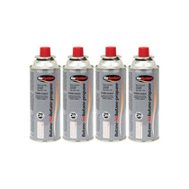 GoSystem 2220 Butane Camping Gas Bayonet Cartridges 4 X 227g