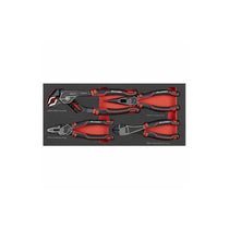 Sealey Premier Pliers Set With Tool Tray 175mm Combination Pliers 215mm Long Nose Pliers 180mm Heavy-Duty Side Cutters 250mm Water Pump Pliers 4 Pieces