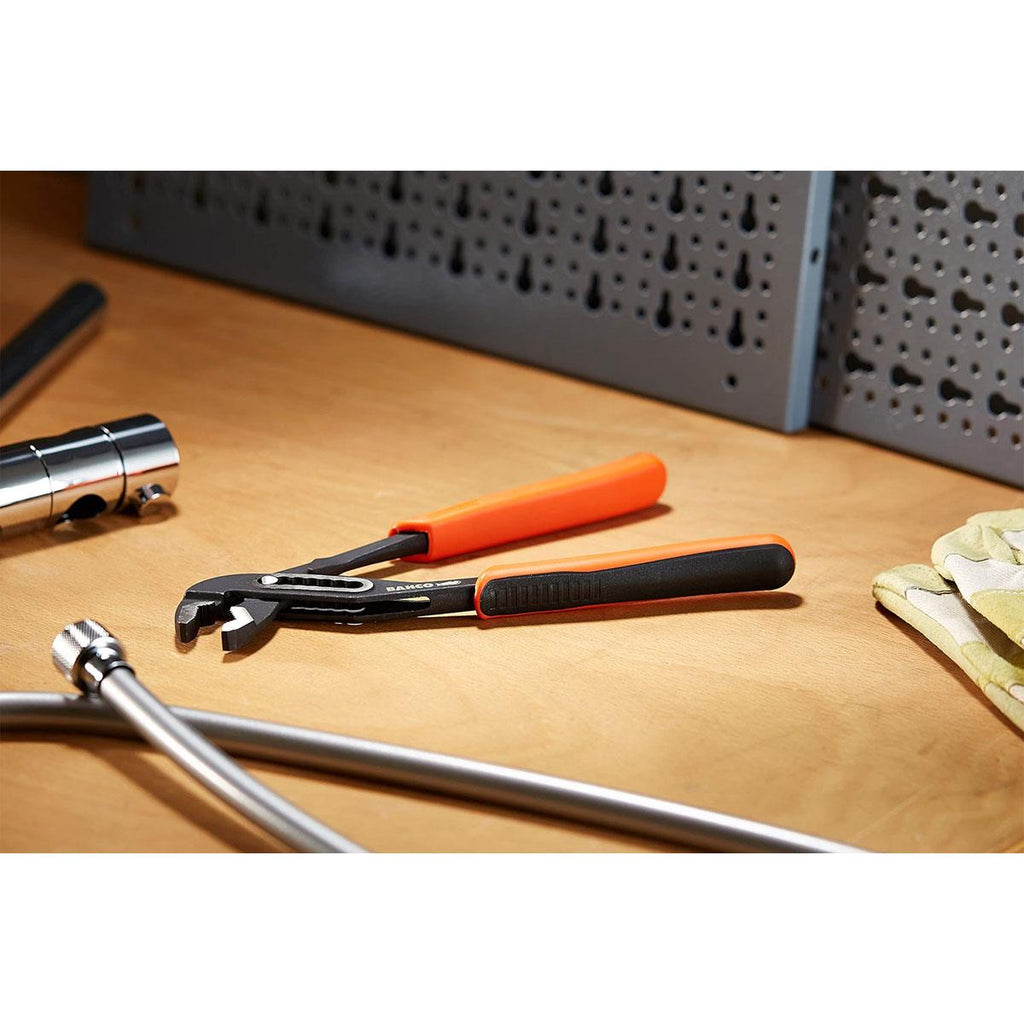 Bahco Box Joint Water Pump Pliers With Dual-Component Handles And Phosphate Finish 250mm