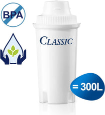 Brita Cartridge Classic Cartridges Triple Pack Reduces Chlorine Lead Copper White