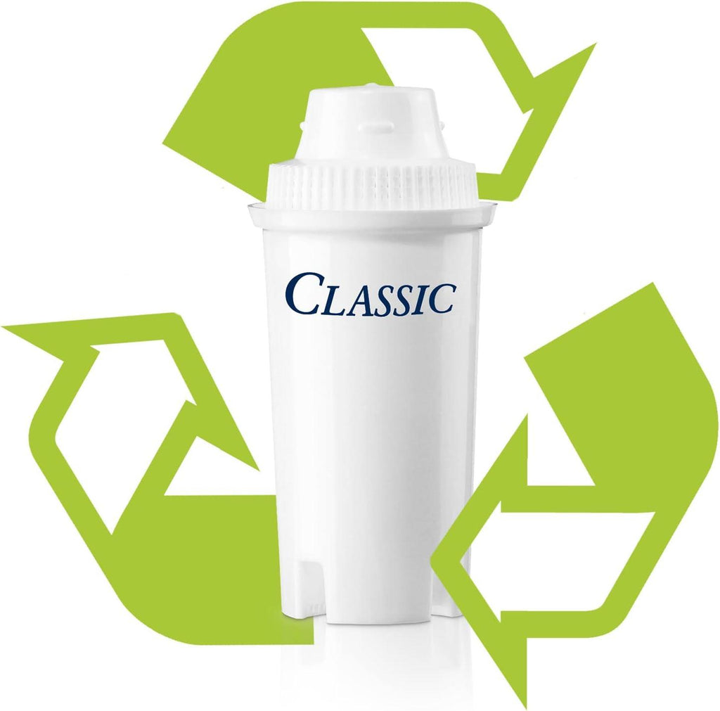Brita Cartridge Classic Cartridges Triple Pack Reduces Chlorine Lead Copper White