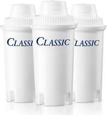 Brita Cartridge Classic Cartridges Triple Pack Reduces Chlorine Lead Copper White