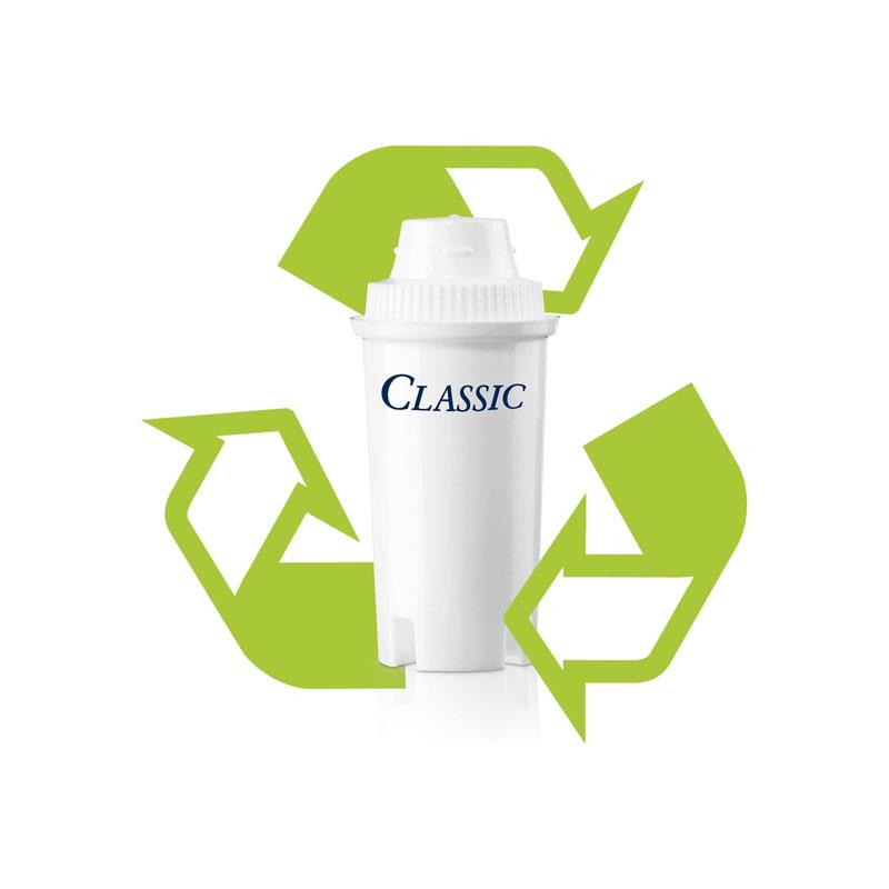 Brita Cartridge Classic Cartridges Triple Pack Reduces Chlorine Lead Copper White