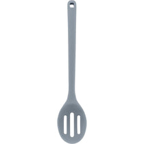 Judge Silicone Kitchen Tools Slotted Spoon Non-Slip Handle Grey