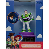 Lexibook 3D Toy Story Childrens Clock With Night Light Alarm Snooze Purple And Green
