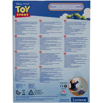 Lexibook 3D Toy Story Childrens Clock With Night Light Alarm Snooze Purple And Green